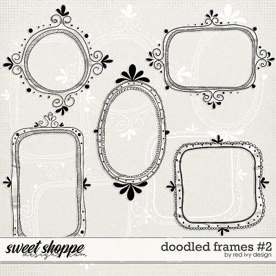 Doodled Frames #2 by Red Ivy Design