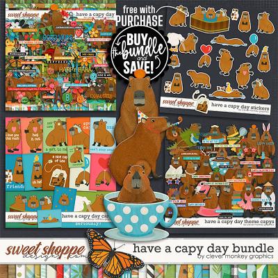 Have a Capy Day Bundle by Clever Monkey Graphics