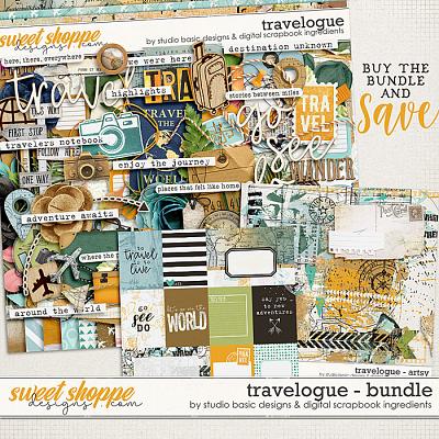 Travelogue Bundle by Digital Scrapbook Ingredients and Studio Basic Travelogue Bundle by Digital Scrapbook Ingredients and Studio Basic
