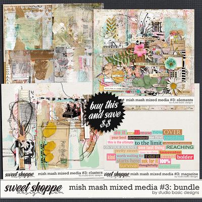 Mish Mash Mixed Media #3 Bundle by Studio Basic