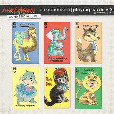 CU EPHEMERA | PLAYING CARDS V.3 by The Nifty Pixel
