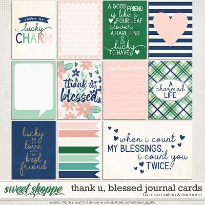 Thank U, Blessed Cards by Robin Carlton & Traci Reed