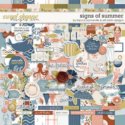 Signs of Summer Kit by Becca Bonneville & Elif Sahin Designs