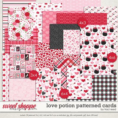 Love Potion Patterned Cards by Traci Reed