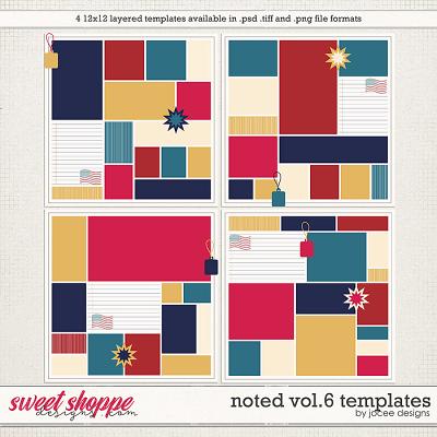 Noted Vol6 Templates by JoCee Designs