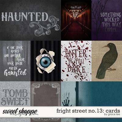 Fright Street No.13: Cards by Grace Lee