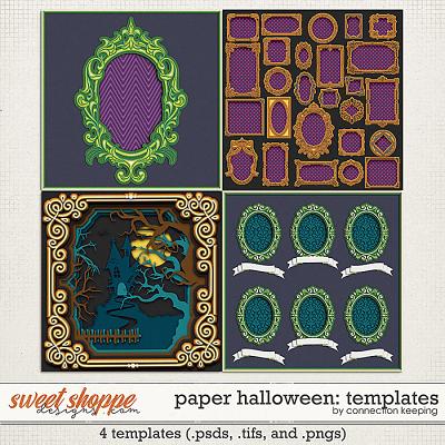 Paper Halloween Templates 01 by Connection Keeping
