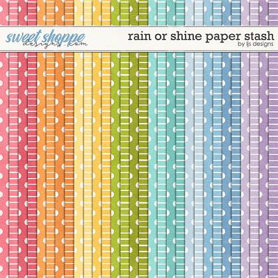 Rain Or Shine Paper Stash by LJS Designs 