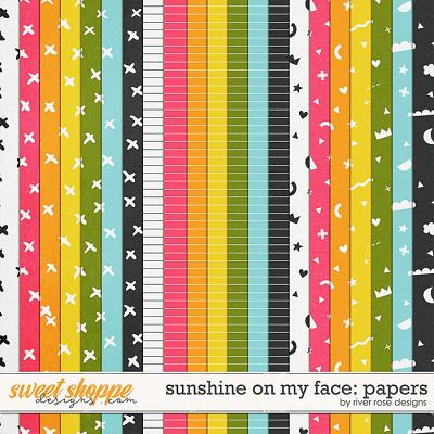 Sunshine on my Face: Papers by River Rose Designs