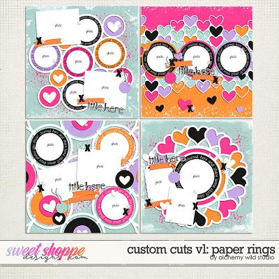 Custom Cuts V.1 - Paper Rings Layered Templates by Alchemy Wild Studio