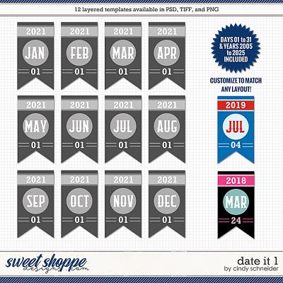 Cindy's Layered Templates - Date It 1 by Cindy Schneider