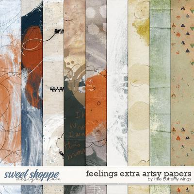 Feelings extra artsy papers by Little Butterfly Wings