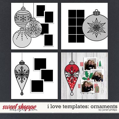 I LOVE TEMPLATES: Ornaments by Janet Phillips
