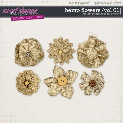 Hemp Flowers {Vol 01} by Christine Mortimer