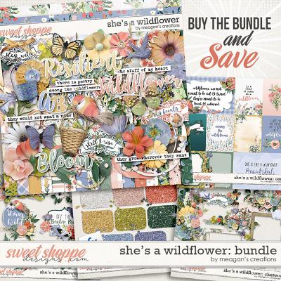 She's a Wildflower: Collection Bundle by Meagan's Creations