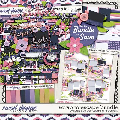 Scrap to Escape Bundle by Fiddle-Dee-Dee Designs and Studio Liv