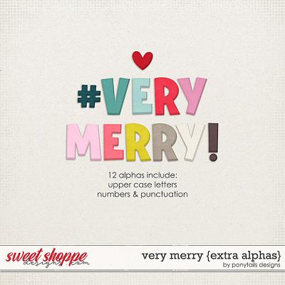 Very Merry Extra Alphas by Ponytails