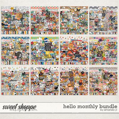 Hello Monthly: bundle by Amanda Yi