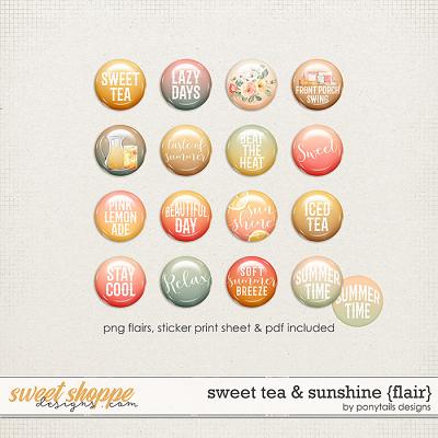 Sweet Tea & Sunshine Flair by Ponytails