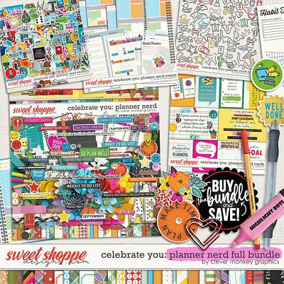 Celebrate You - Planner Nerd Full Bundle by Clever Monkey Graphics  