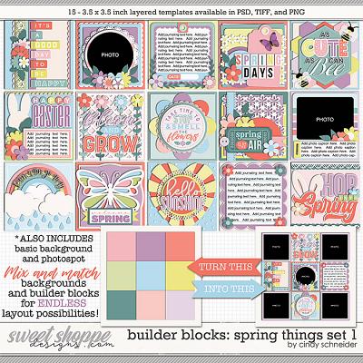 Cindy's Layered Templates - Builder Blocks: Spring Things Set 1 by Cindy Schneider