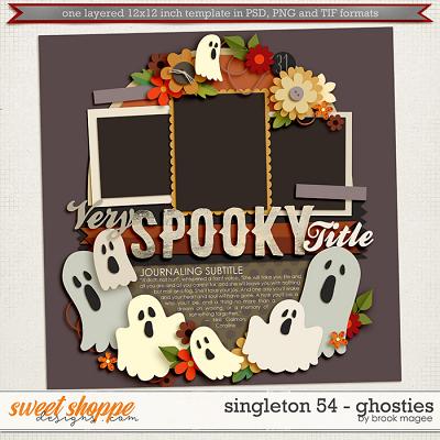 Brook's Templates - Singleton 54 - Ghosties by Brook Magee