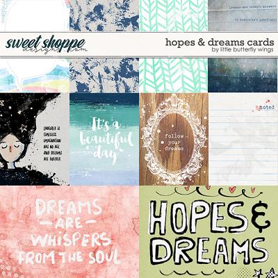 Hopes & Dreams cards by Little Butterfly Wings