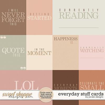 Everyday Stuff Cards by JoCee Designs 