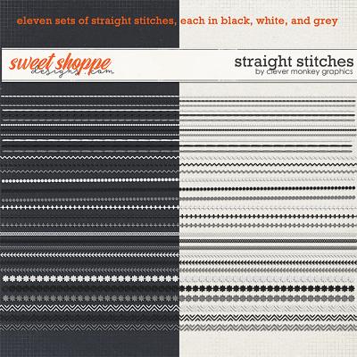 Straight Stitches by Clever Monkey Graphics