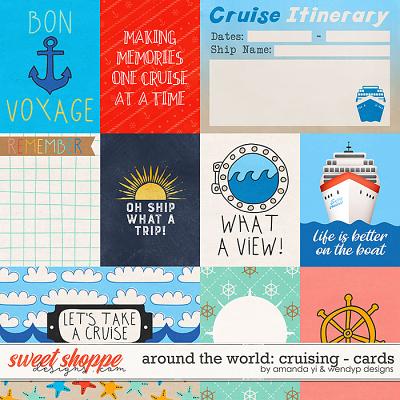 Around the world: Cruising - Cards by Amanda Yi & WendyP Designs