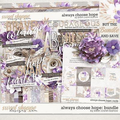 Always Choose Hope: Bundle by Kristin Cronin-Barrow