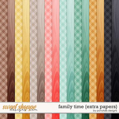 Family Time Extra Papers by Ponytails