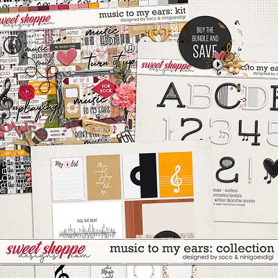 Music To My Ears: Collection | Designed by Soco and ninigoesdigi