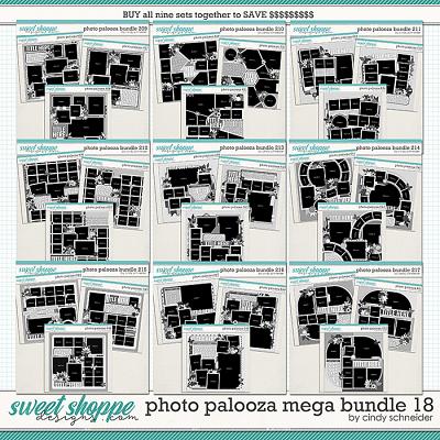 Cindy's Layered Templates - Photo Palooza Mega Bundle 18 by Cindy Schneider