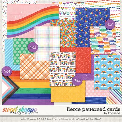 Fierce Patterned Cards by Traci Reed