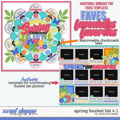 Cindy's Layered Templates - Spring Bucket List V1 by Cindy Schneider