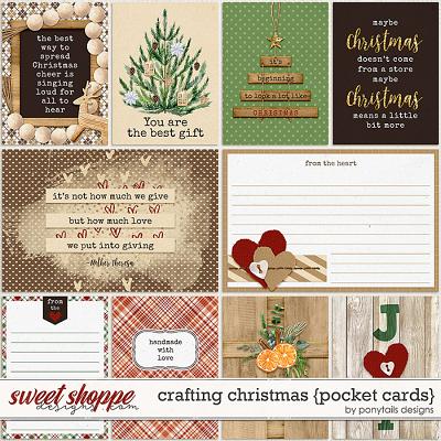 Crafting Christmas Pocket Cards by Ponytails