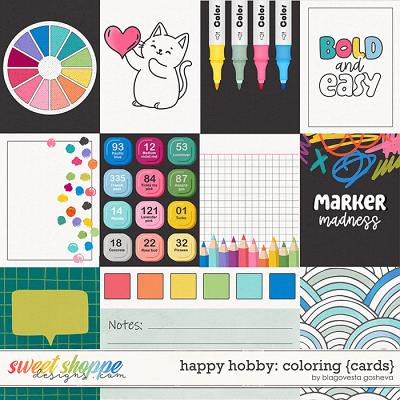 Happy Hobby: Coloring {cards} by Blagovesta Gosheva