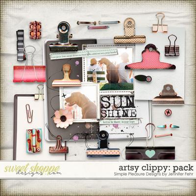 artsy clippy pack: simple pleasure designs by jennifer fehr