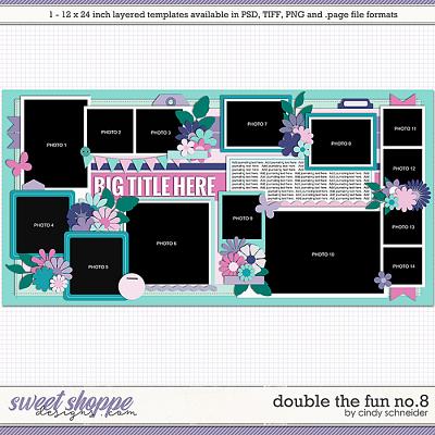 Cindy's Layered Templates - Double the Fun No. 8 by Cindy Schneider