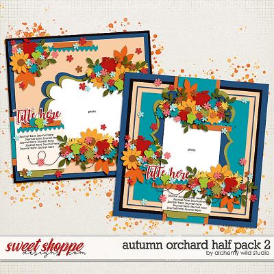 Autumn Orchard Half Pack 2 Layered Templates by Amber