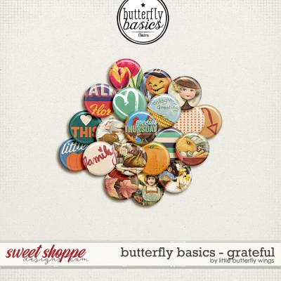 Butterfly Basics - Grateful (flairs) by Little Butterfly Wings