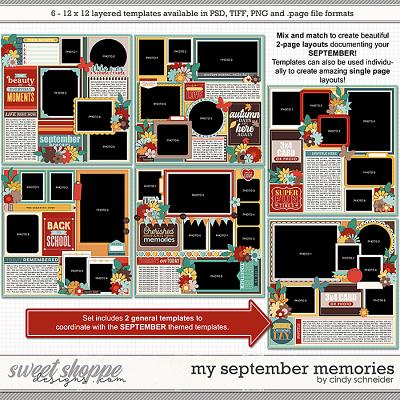 Cindy's Layered Templates - My September Memories by Cindy Schneider