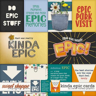 Kinda Epic Cards by Clever Monkey Graphics