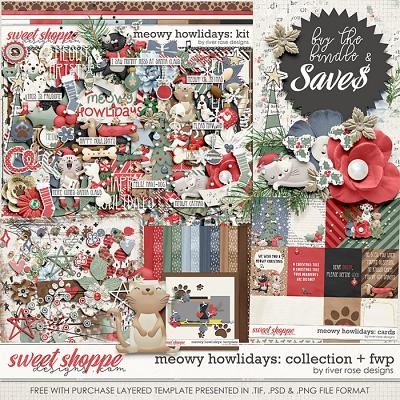 Meowy Howlidays: Collection + FWP by River Rose Designs