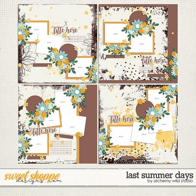Last Summer Days Layered Templates 