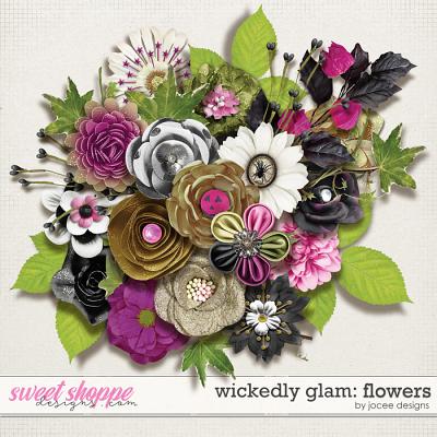 Wickedly Glam Flowers by JoCee Designs