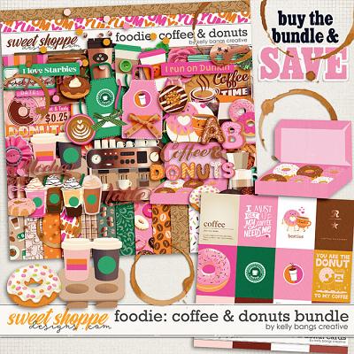 Foodie: Coffee & Donuts Bundle by Kelly Bangs Creative
