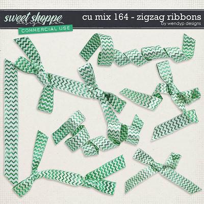 CU Mix 164 - Zigzag Ribbons by WendyP Designs