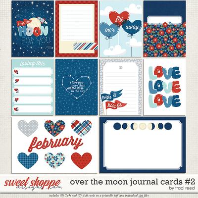 Over The Moon Cards #2 by Traci Reed